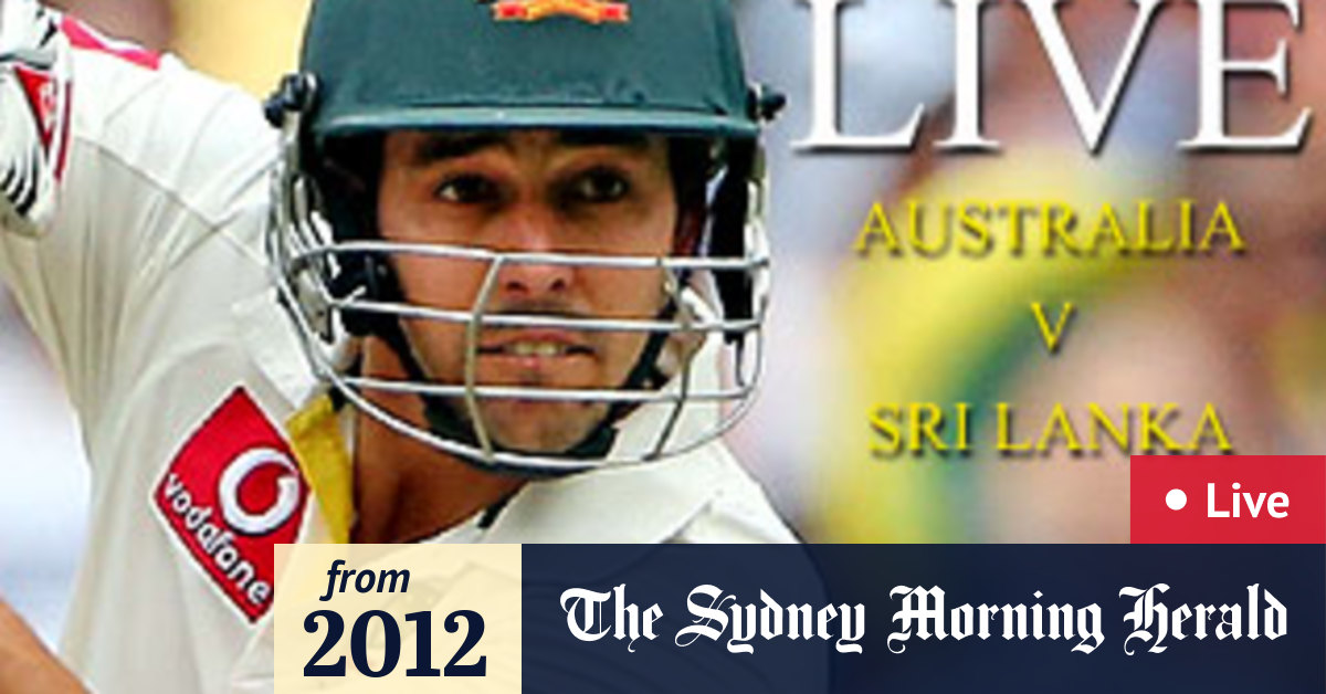 Live cricket commentary Australia v Sri Lanka day three, Melbourne